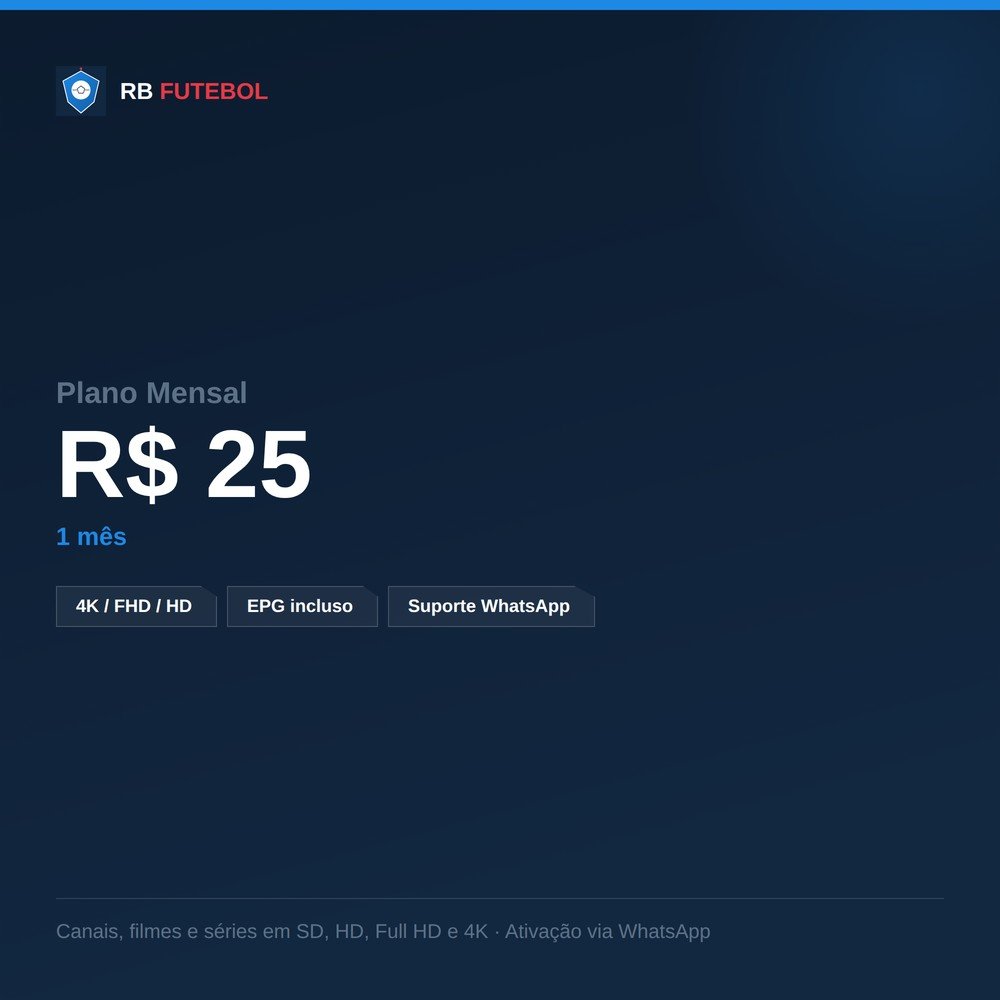 Imagem ilustrativa do Plano Mensal da RB Futebol